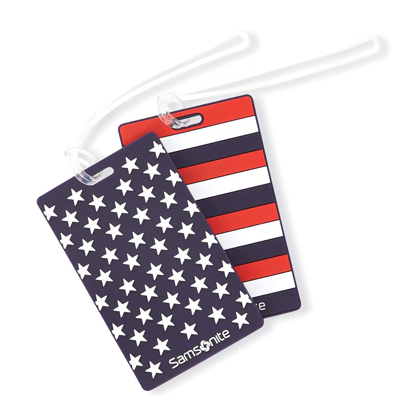 Samsonite Designer Luggage ID Tag, Stars & Stripes, One Size - Image 1